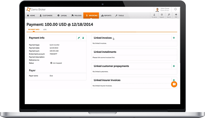 cloud sales app for insly img project overview