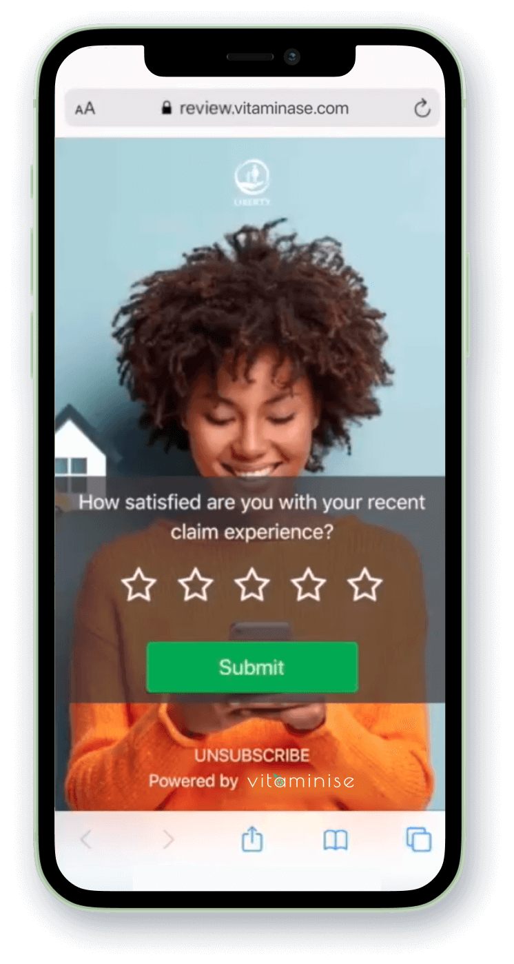 Vitaminise Customer Feedback Tool